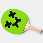 デイズプティ顔グリーン卓球ラケット 卓球ラケット (横)