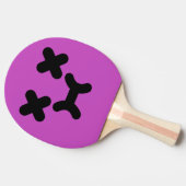 デイズプティ顔パープル卓球ラケット 卓球ラケット (横)
