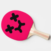 デイズプティ顔ピンク卓球ラケット 卓球ラケット (横)