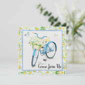 デイズ&ブルーサイクリングバースデーパーティー 招待状 (スタンド正面)