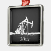 デイテッド二重油ウェルポンピングユニット メタルオーナメント (左)