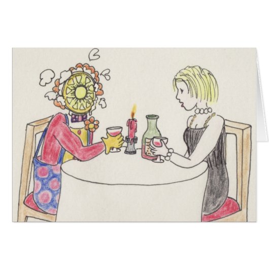 デイトおもしろいナイトピエロロマンス漫画アートユーモア (正面横)