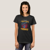 デイトサーマルズパラシュートスカイダイビングを持てない Tシャツ (正面フル)
