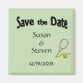 デイトテニステーマ結婚の マグネット (正面)