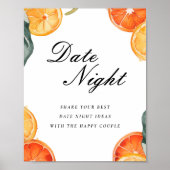 デイトナイトアイディアアペロルスピリッツブライダルシャワー標識 ポスター (正面)