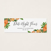 デイトナイトアイディアオレンジブライダルシャワー結婚ズ (裏面)