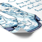 デイトナイトアイディアチノイスリーブーツブライダルシャワー ポスター (角)