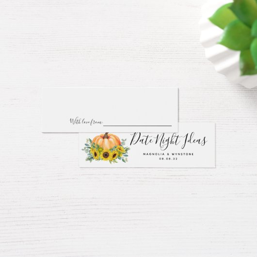 デイトナイトアイディアパンプキンブライダルシャワー結婚ズ (デスク)