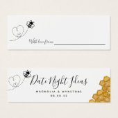 デイトナイトアイディアビーブライダルシャワー結婚ズ (正面&裏面)