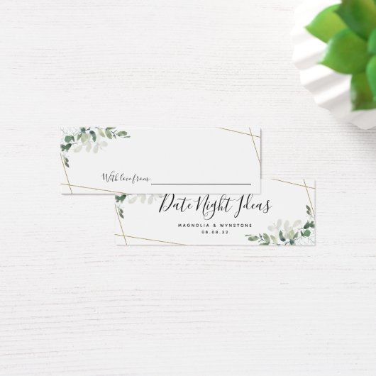 デイトナイトアイディアユーカリブライダルシャワー結婚ズ (デスク)