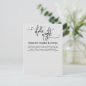 デイトナイトアイディアライトグレーアドバイスカード ポストカード (スタンド正面)