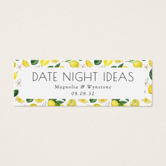 デイトナイトアイディアレモンブライダルシャワー結婚ズ (正面)