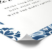 デイトナイトアイディアレモンポジターノブライダルシャワーサイン ポスター (角)