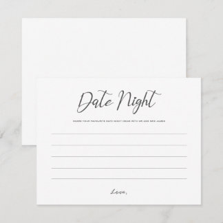 デイトナイトジャー結婚サインのアドバイスシャワーカワイイ ノートカード