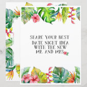 デイトナイトトロピカルブライダルシャワー活動 (正面/裏面)