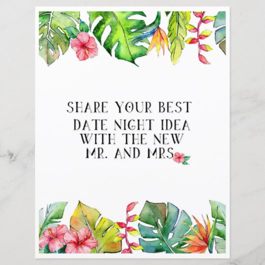 デイトナイトトロピカルブライダルシャワー活動 (正面)