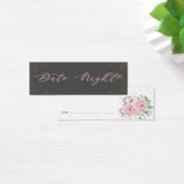 デイトナイトブライダルシャワーゲームカード牡丹ブーケ (デスク)