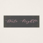 デイトナイトブライダルシャワーゲームカード牡丹ブーケ (正面)