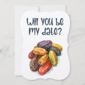 デイトナイトユーモア – バレンタおもしろいインミーム 招待状 (正面)