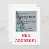 デイトナビーチの新しいアドレスのお知らせ 案内ポストカード (正面/裏面)