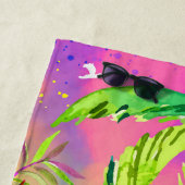 デイトナビーチは私のハッピープレイスビーチタオル ビーチタオル (インサイチュ)