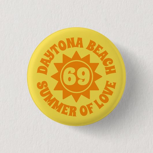 デイトナビーチサマーオブラブ69 缶バッジ (正面)