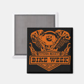 デイトナビーチバイクウィーク2019エンジン2 マグネット (正面/裏面)