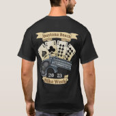 デイトナビーチバイクウィーク2023エース&ガン Tシャツ (裏面)