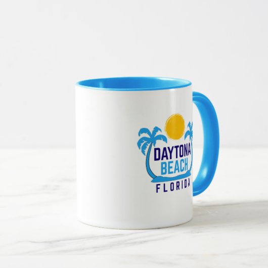 デイトナビーチフロリダコーヒーマグ マグカップ (正面右)