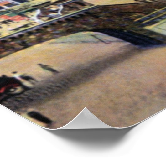 デイトナビーチフロリダシーサイドホテルアンドボードウォーク ポスター (角)