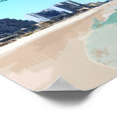 デイトナビーチフロリダヴィンテージ ポスター (角)