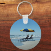 デイトナビーチフロリダ写真 キーホルダー (正面)