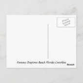 デイトナビーチフロリダ ポストカード (裏面)