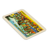 デイトナビーチフロリダFL大文字葉書 マグネット (右側)