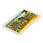 デイトナビーチフロリダFL大文字葉書 マグネット (左側)