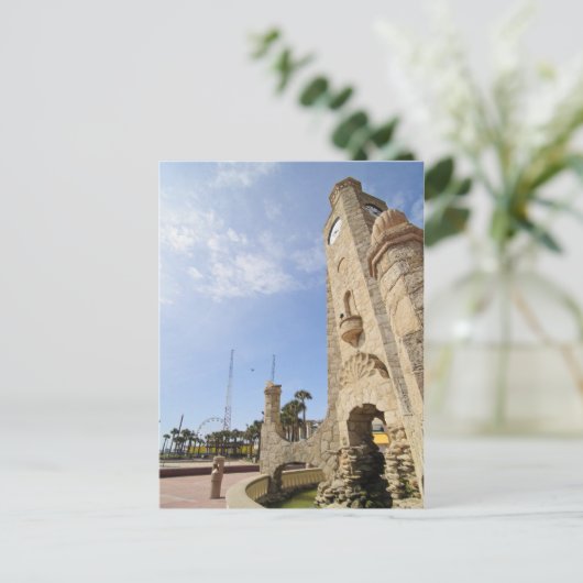 デイトナビーチボードウォーククロックタワーポストカード ポストカード (スタンド正面)