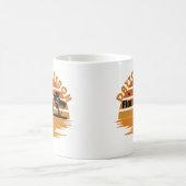 デイトナビーチヴィンテージサンセットレトロ風景 コーヒーマグカップ (中央)