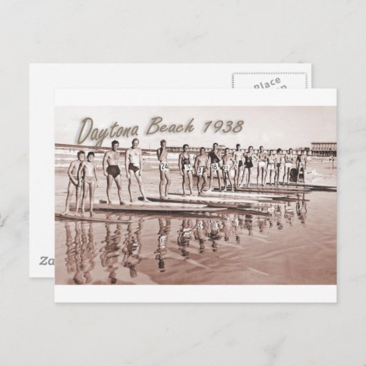 デイトナビーチヴィンテージサーフグループ写真 ポストカード (正面/裏面)
