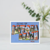 デイトナビーチ、フロリダヴィンテージ大文字 ポストカード (スタンド正面)