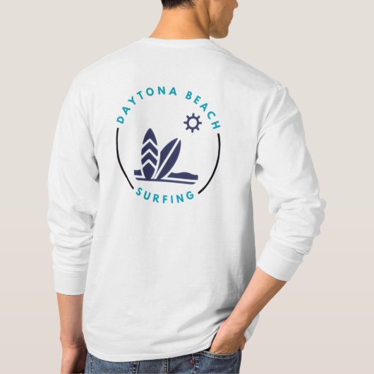 デイトナビーチ フロリダ サーフィン Tシャツ (裏面)