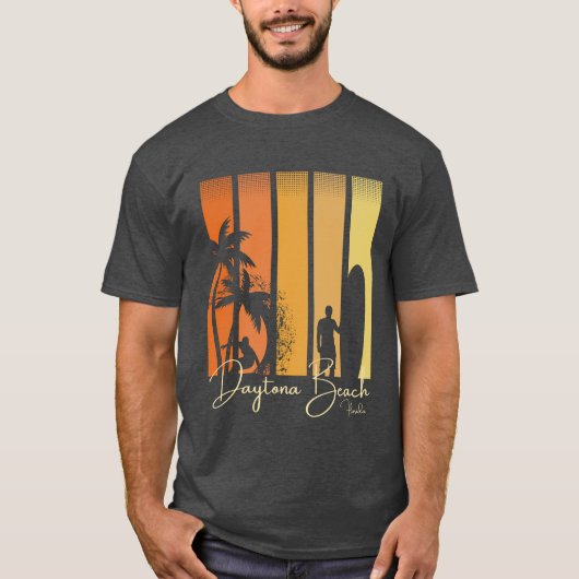 デイトナビーチ フロリダ サーフィン Tシャツ (正面)