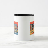 デイトナビーチ,フロリダ – ラージレターのシーン マグカップ (中央)