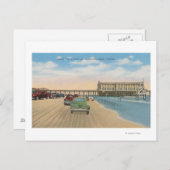 デイトナビーチ, FL -ビーチビューのピアカジノ ポストカード (正面/裏面)