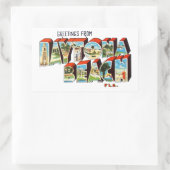 デイトナビーチFL 長方形シール (バッグ)