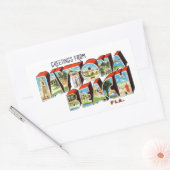 デイトナビーチFL 長方形シール (封筒)