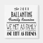 デイトファミリー懇親会フレンズお土産ギフト マグネット (正面)