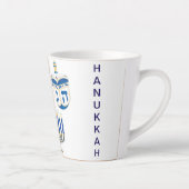 デイトブルー&ホワイトハヌッカスモール カフェラテマグ (右)