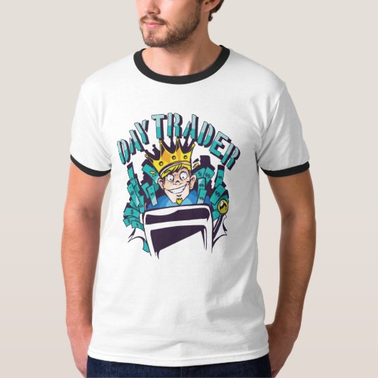 デイトレーダーへのギフトアイデア Tシャツ (正面)