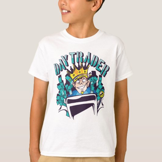 デイトレーダーへのギフトアイデア Tシャツ (正面)