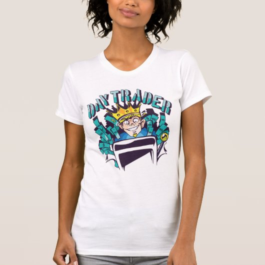 デイトレーダーへのギフトアイデア Tシャツ (正面)
